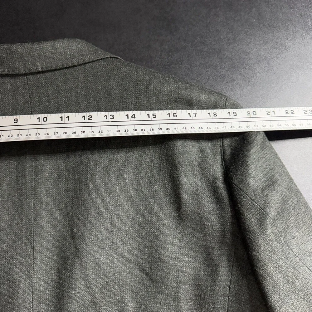 Jos A Bank Blazer Sport‎ Coat 44L Mens Solid Green Wool